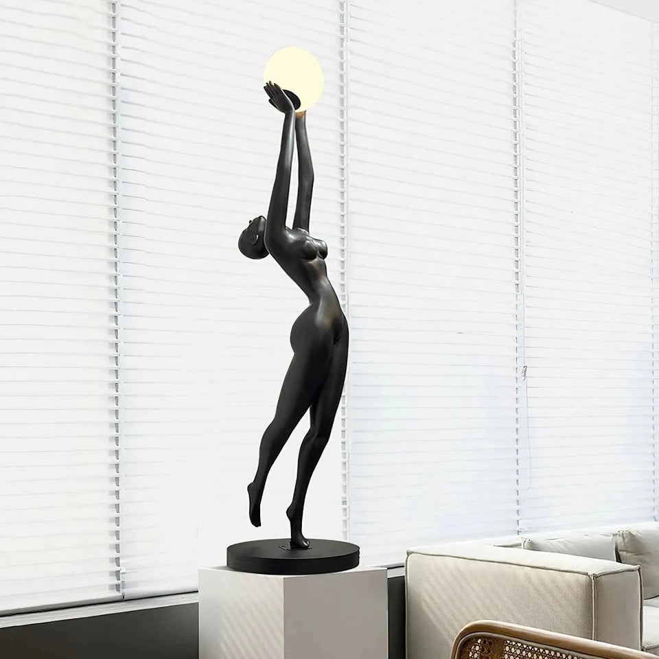 Stursa Sculpture Figure Floor Lamp