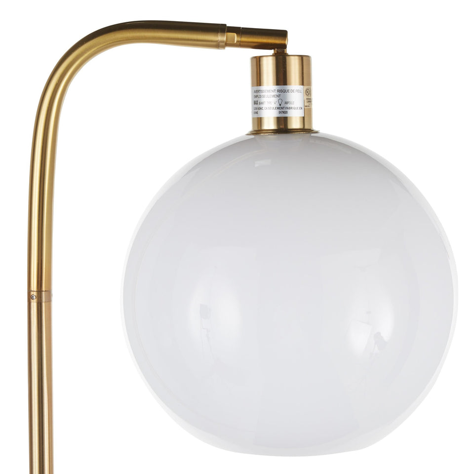 Symbol Floor Lamp with Side Table