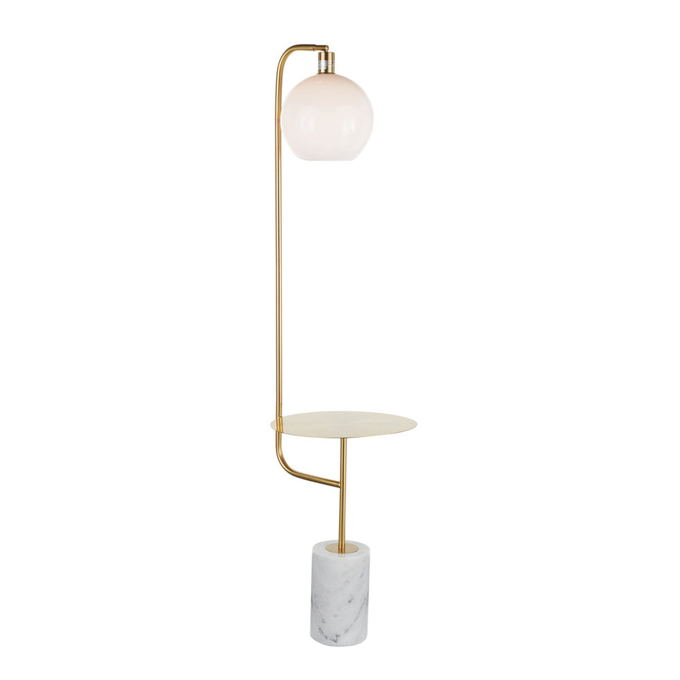 Symbol Floor Lamp with Side Table