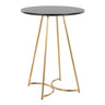 Gold Metal, Black MDF