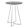 Chrome Metal, Black MDF