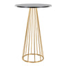 Gold Metal, Black MDF