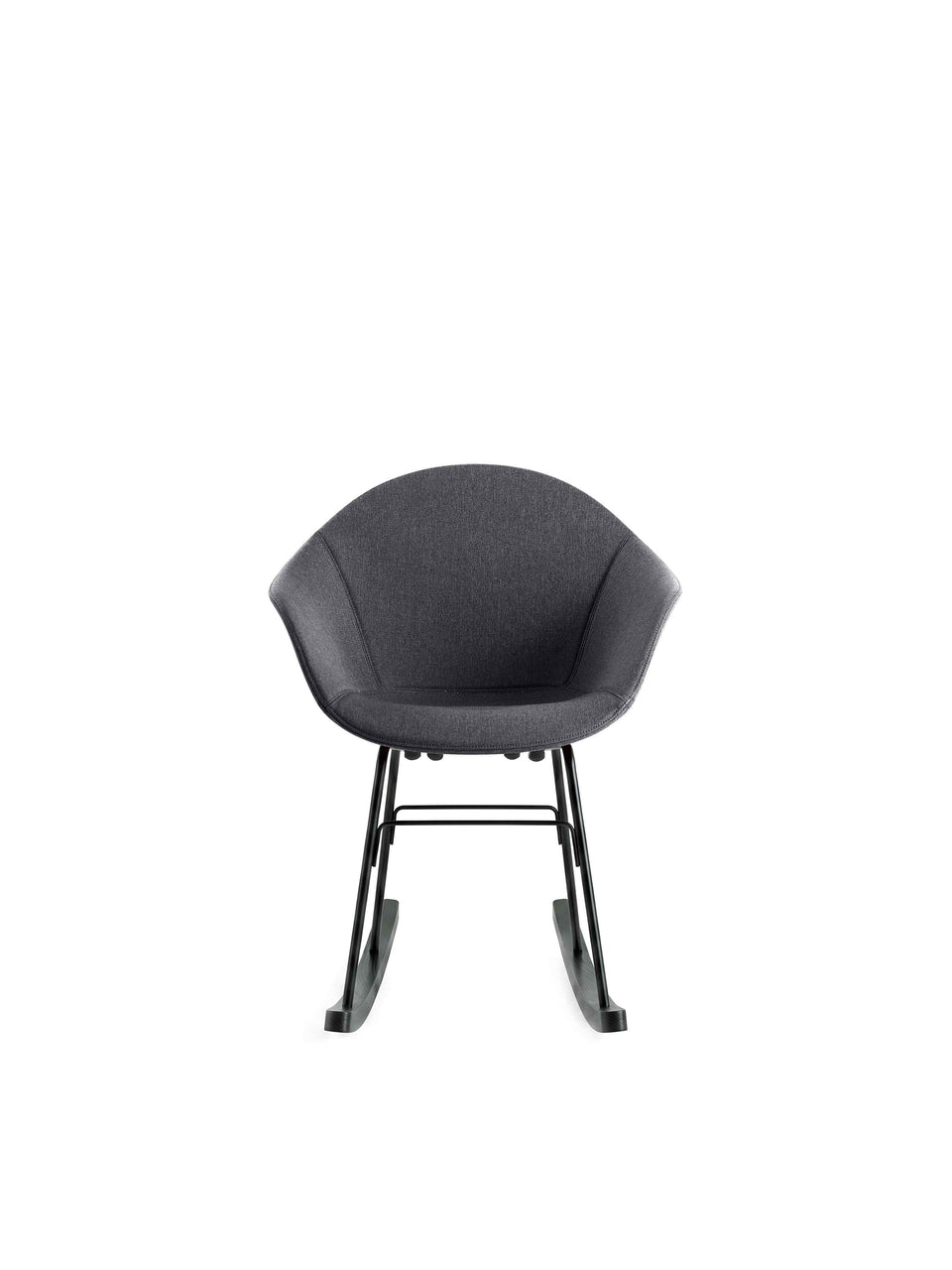 upholstered rocking chair - detail view