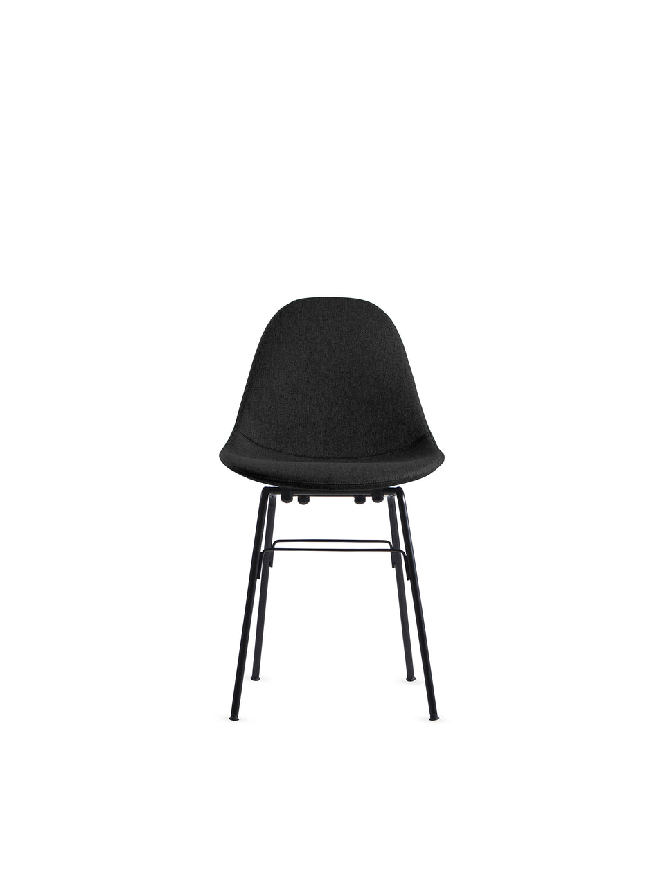 upholstered side chair - front view