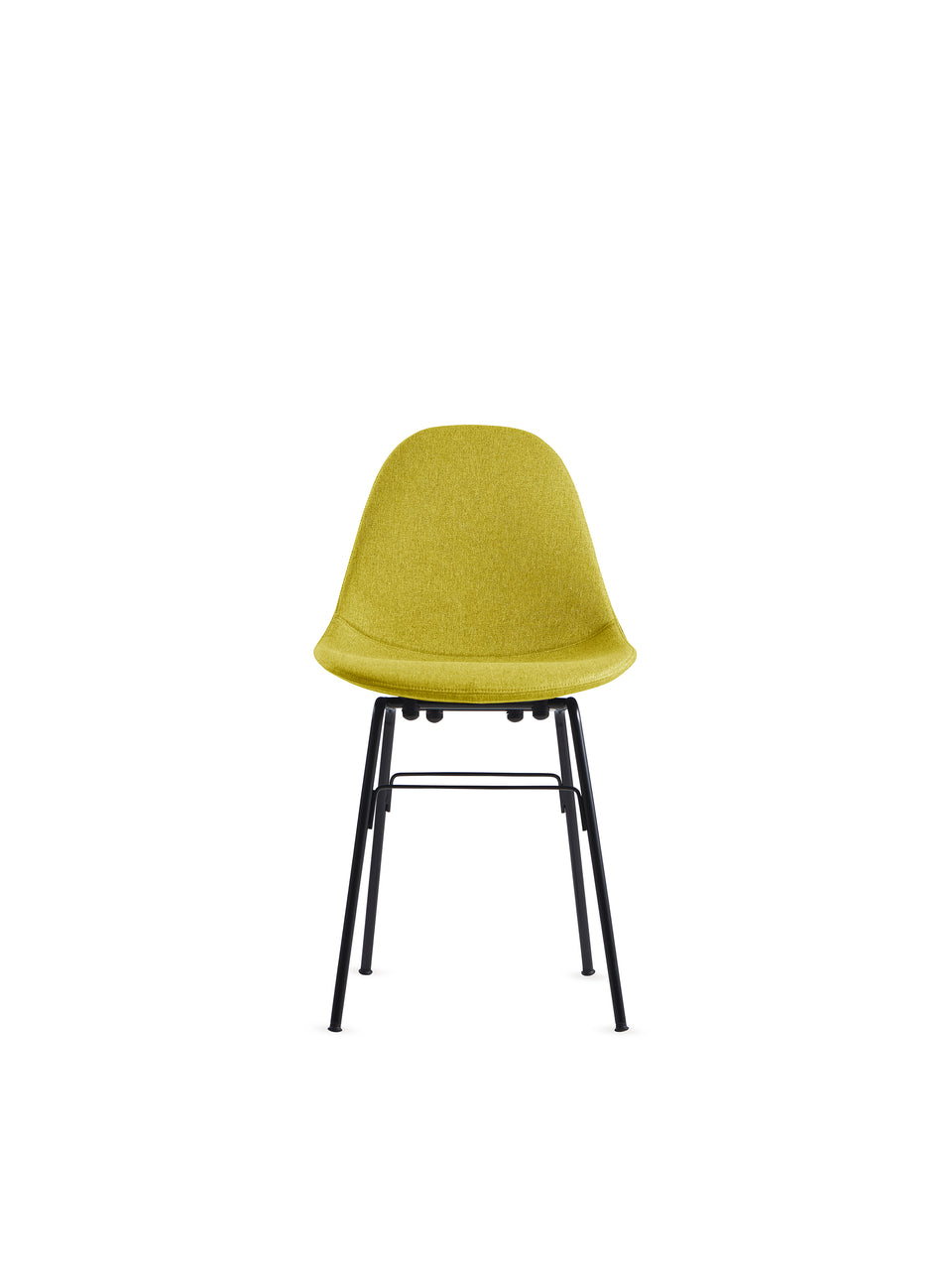 upholstered side chair - top view