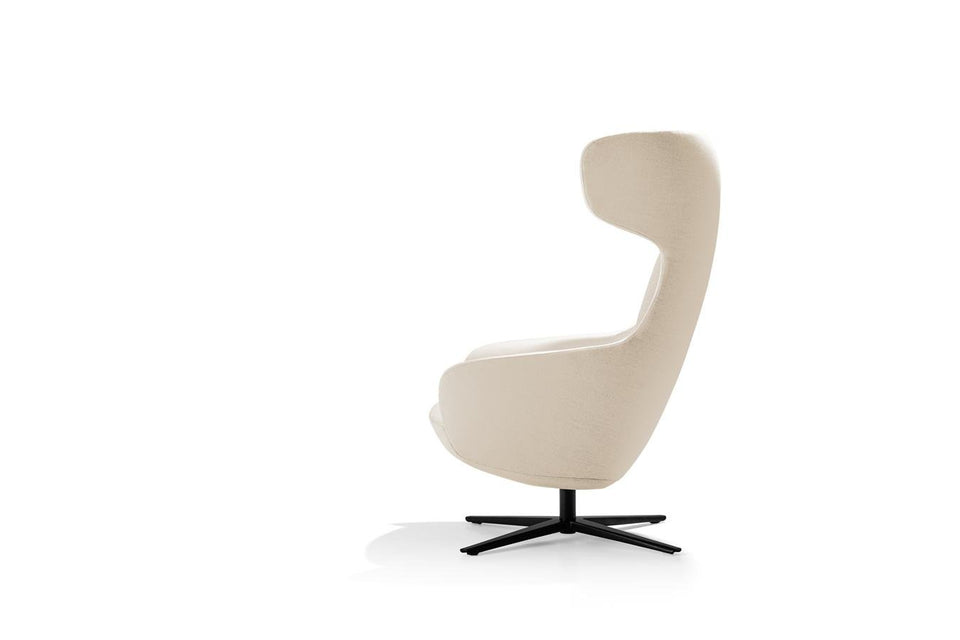 Ahkka Swivel Wingback Lounge Chair