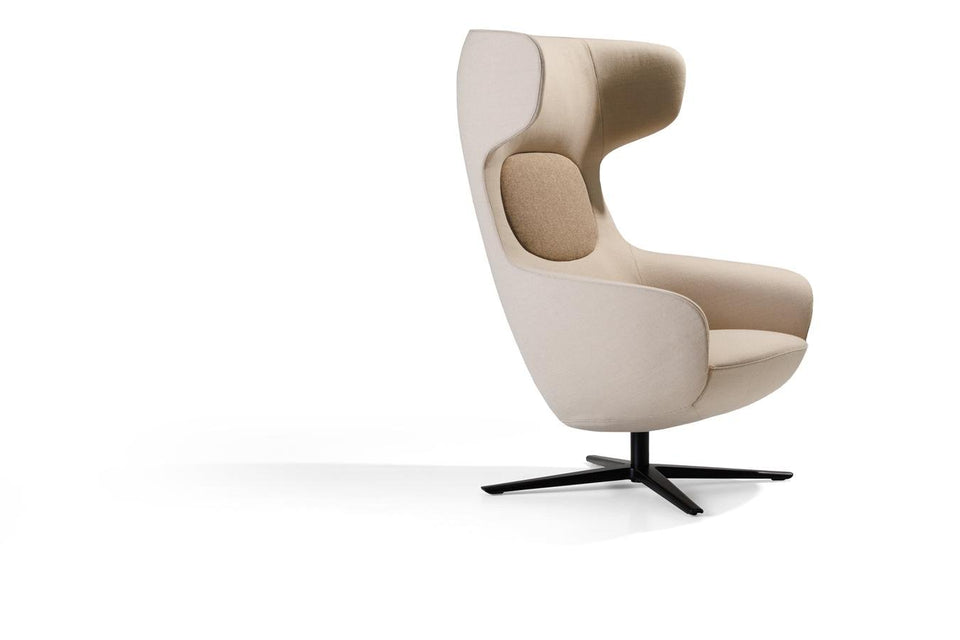 Ahkka Swivel Wingback Lounge Chair