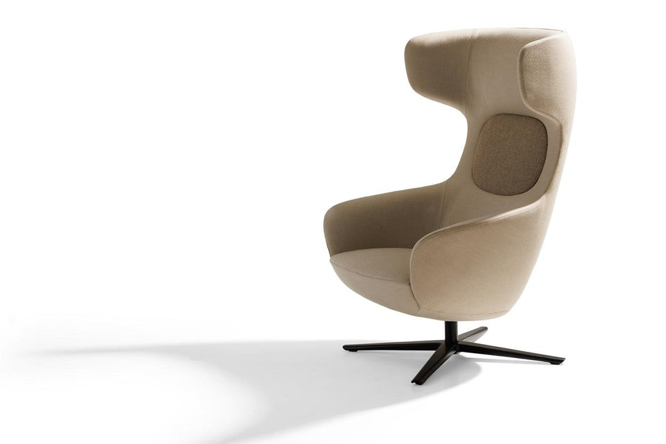 Ahkka Swivel Wingback Lounge Chair