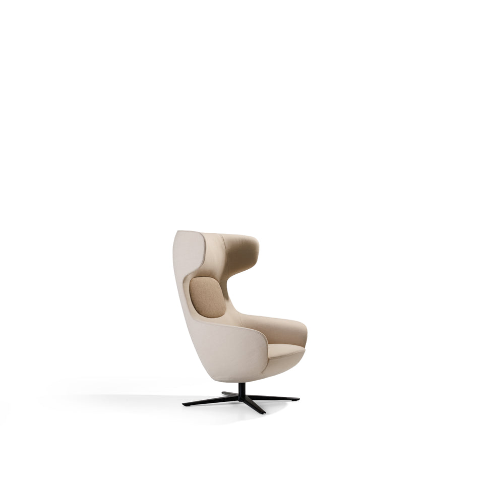 Ahkka Swivel Wingback Lounge Chair