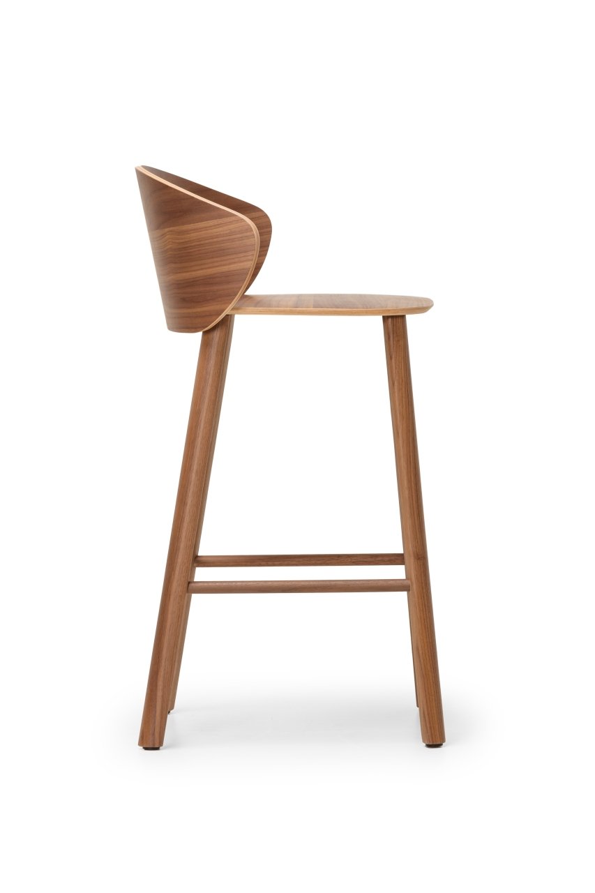 Not Wood Counter Stool Wooden Base