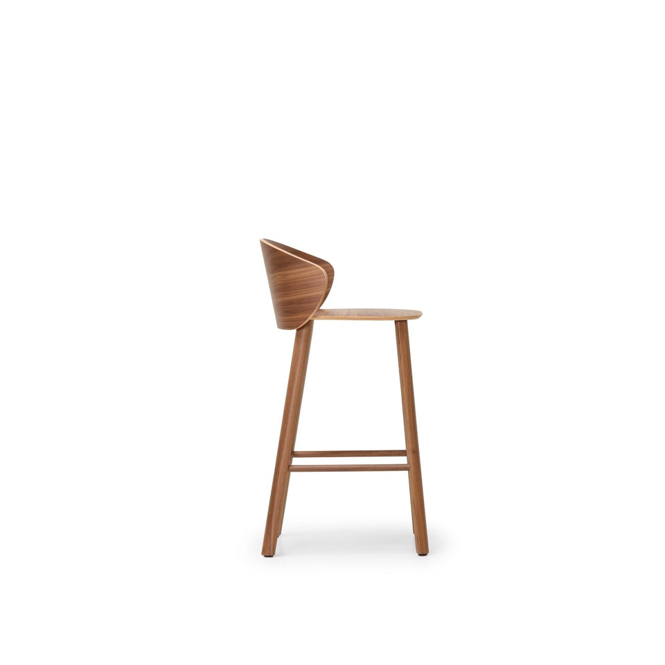 Not Wood Counter Stool Wooden Base