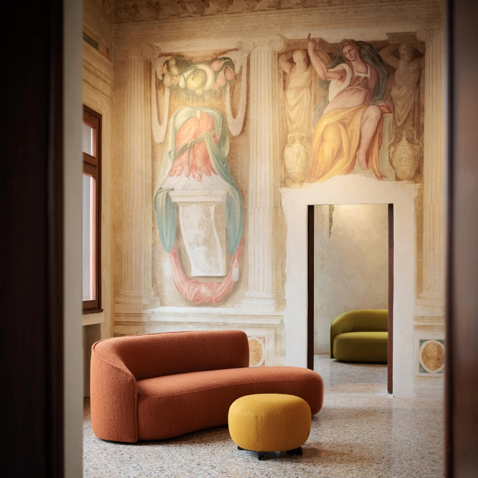 Sibillino Open End Curved Sofa