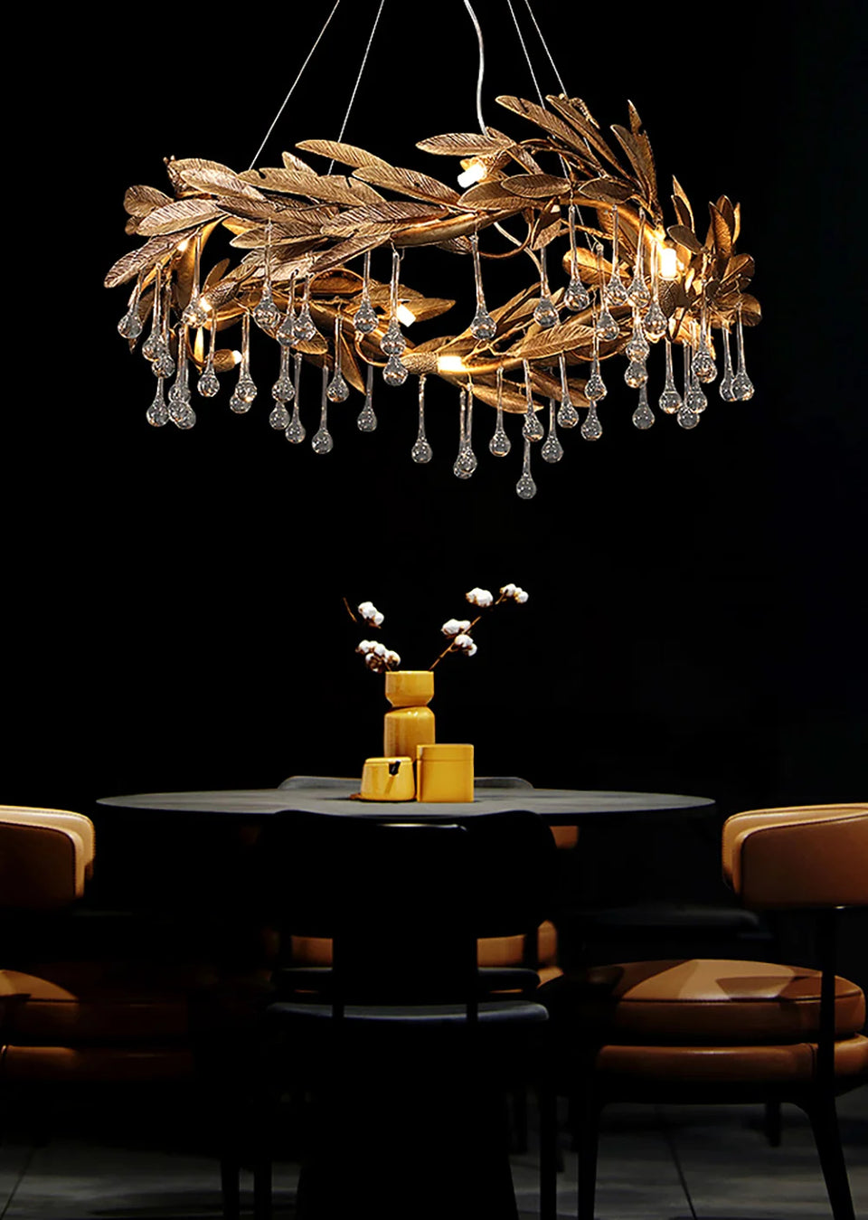 Gold chandelier - additional view 9