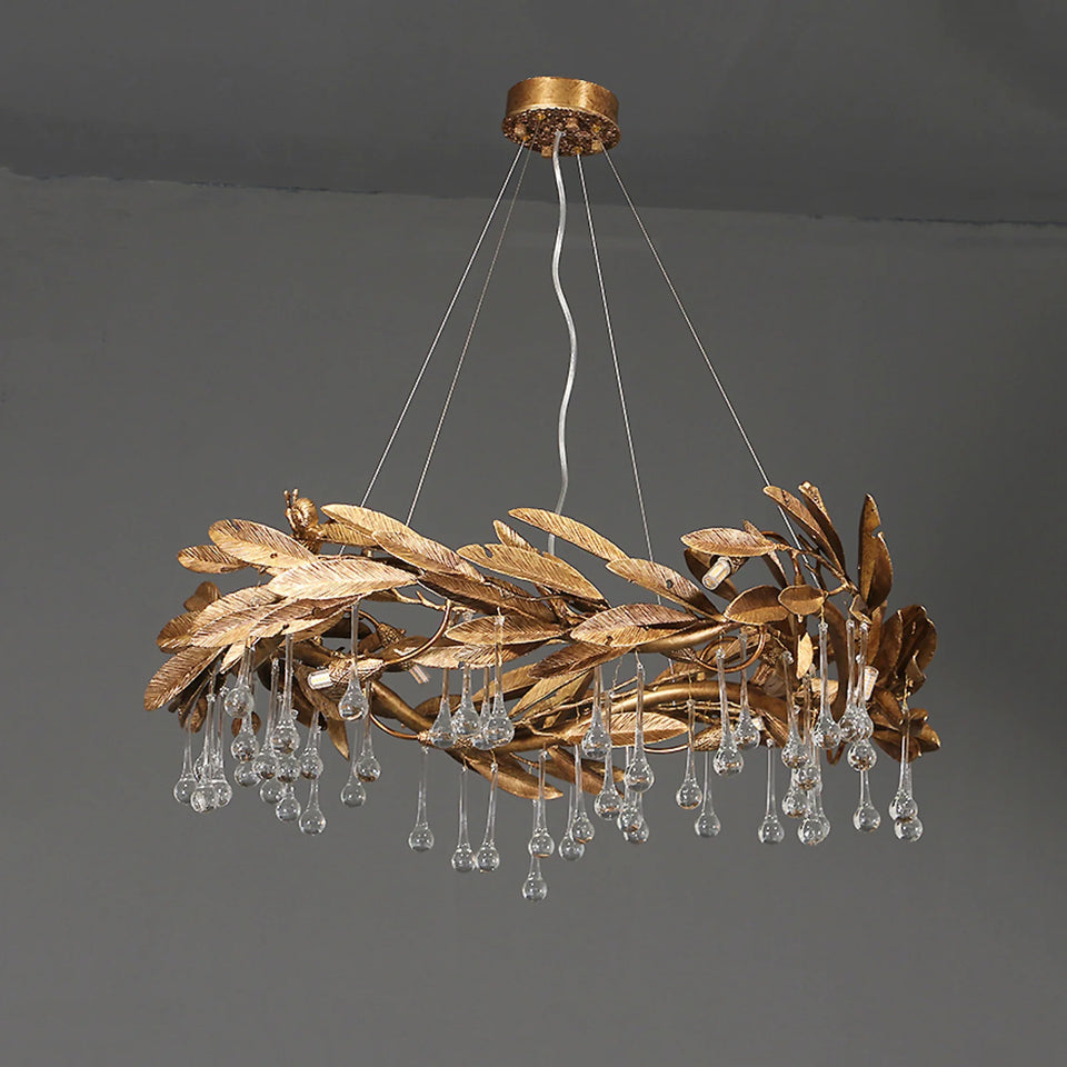 Gold chandelier - additional view 17