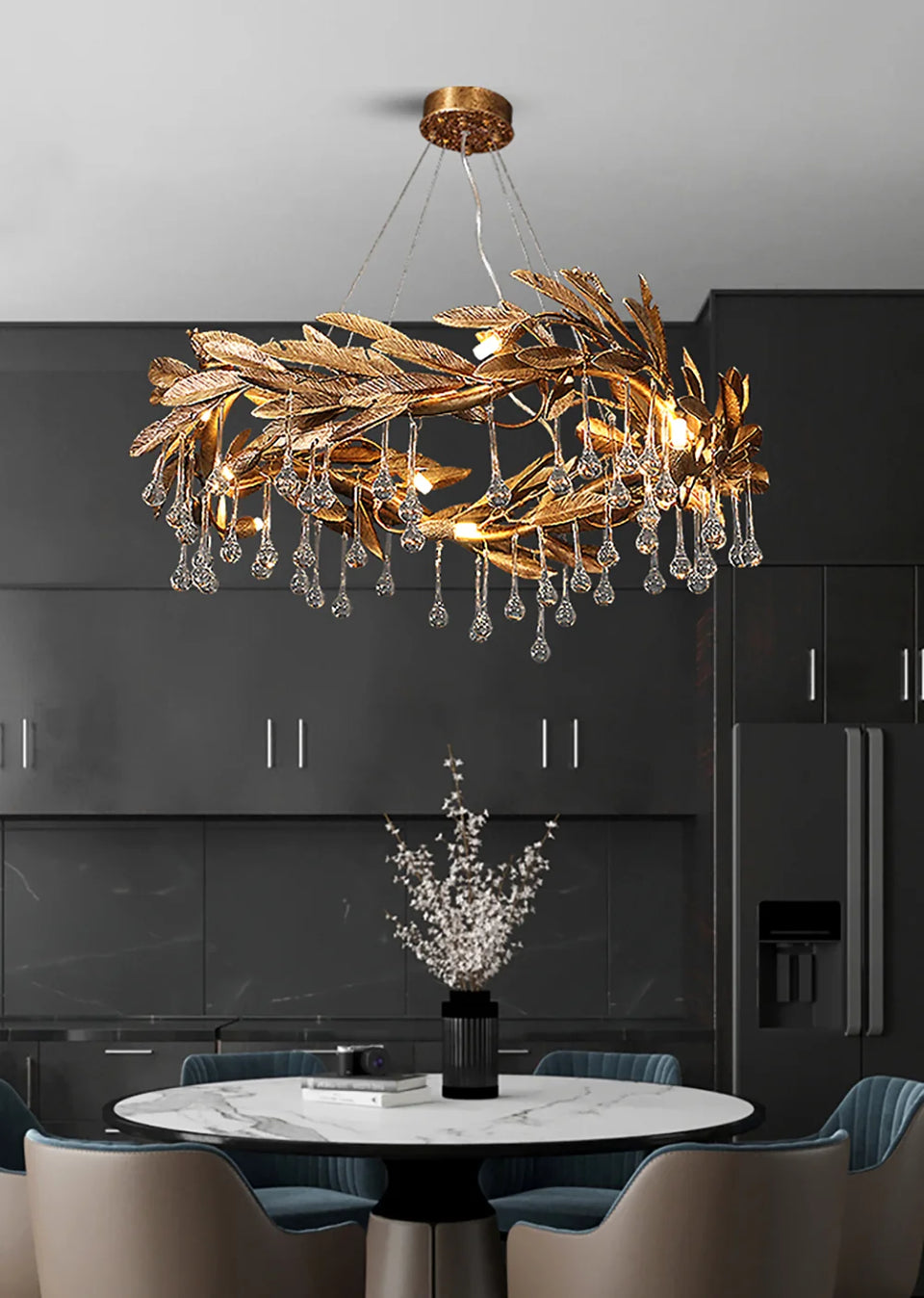 Gold chandelier - additional view 10