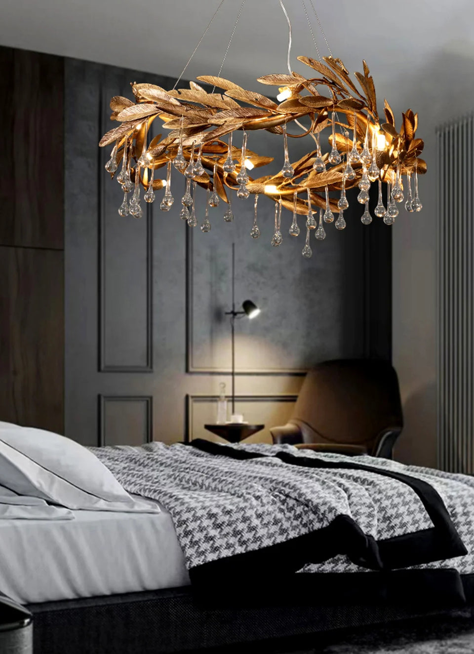 Gold chandelier - additional view 8