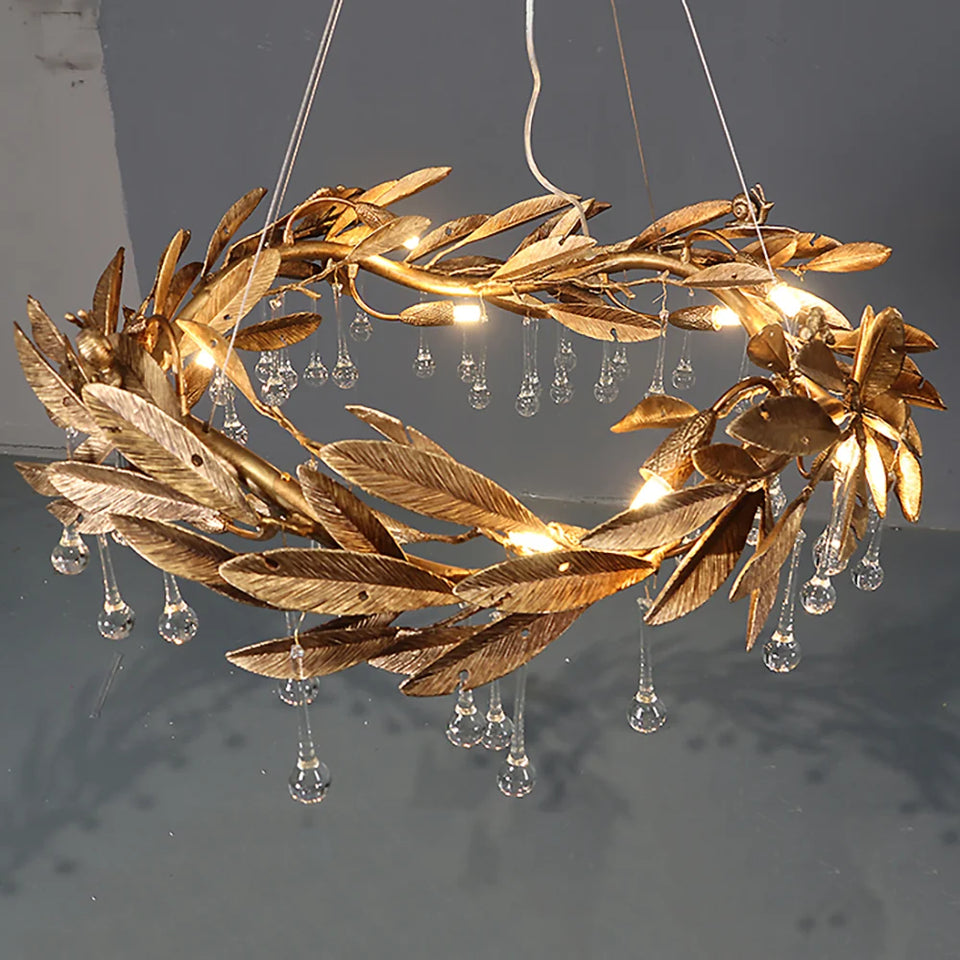 Gold chandelier - additional view 13