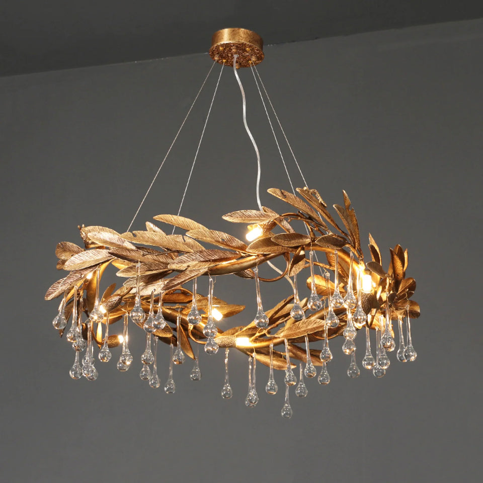 Gold chandelier - additional view 15