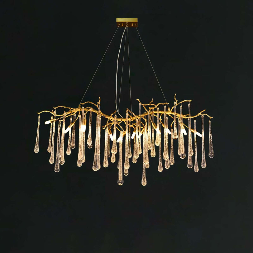 Aqua Makrama Chandeliers