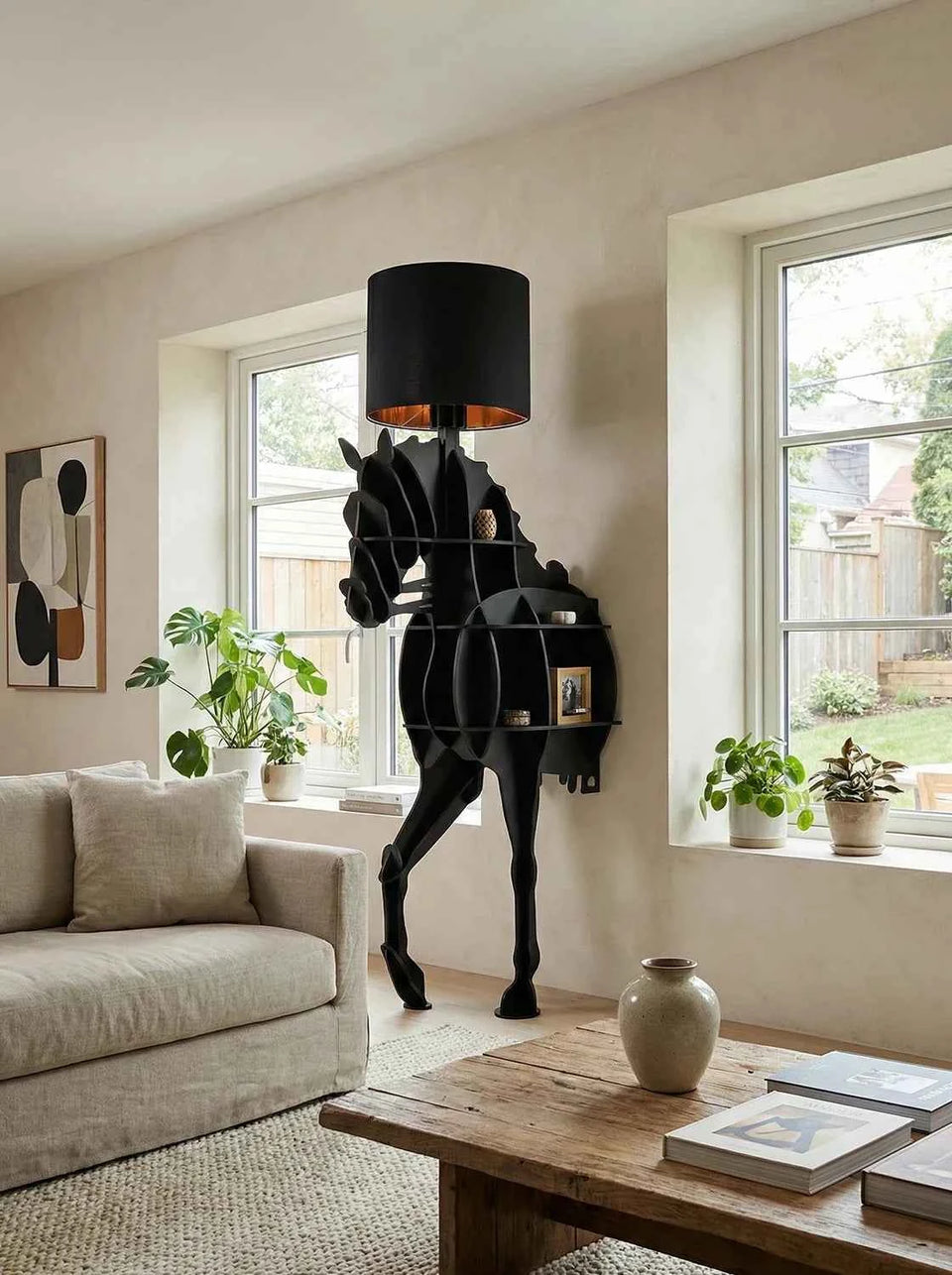 Tete Horse Stand Floor Lamp