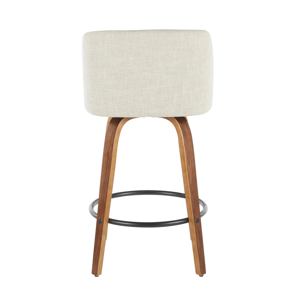 Toriano 26" Fixed-Height Counter Stool - Set of 2