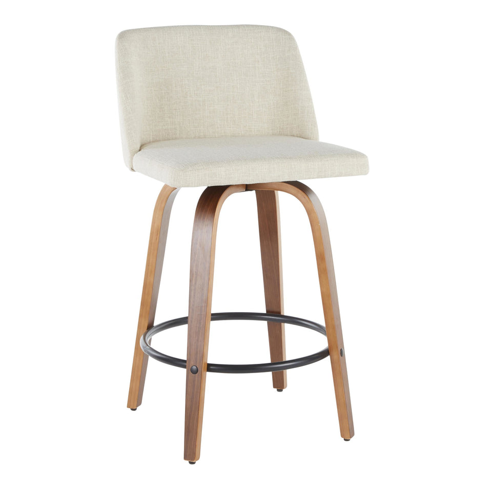 Toriano 26" Fixed-Height Counter Stool - Set of 2