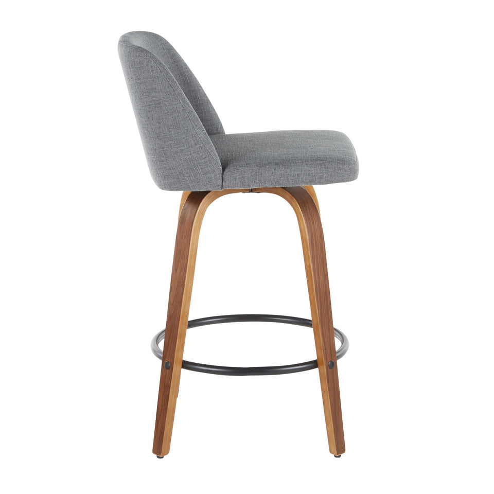 Toriano 26" Fixed-Height Counter Stool - Set of 2