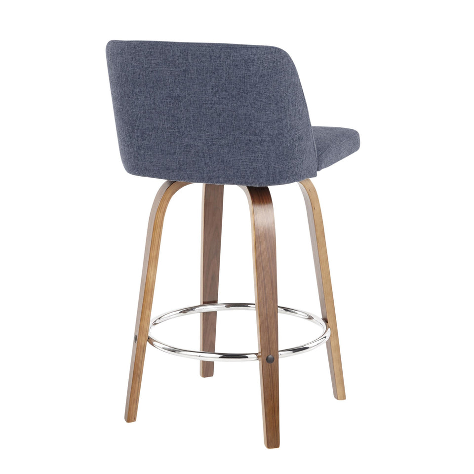 Toriano 26" Fixed-Height Counter Stool - Set of 2