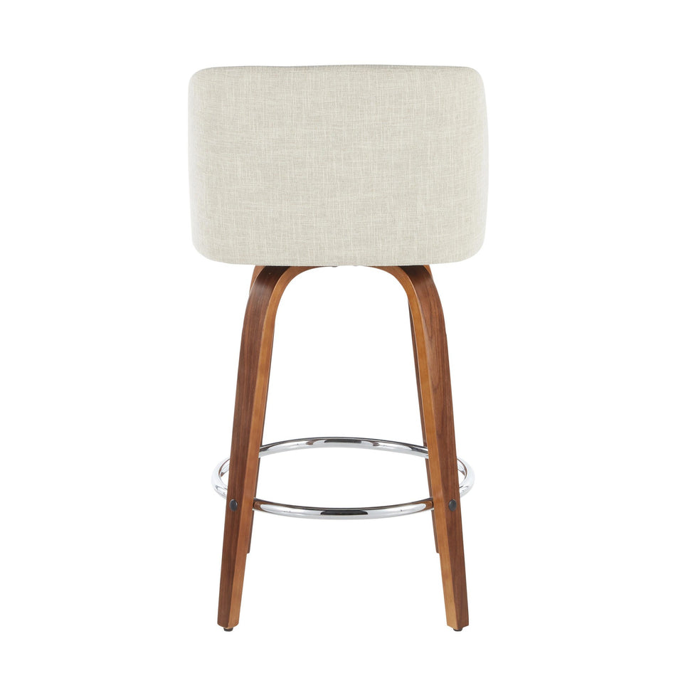 Toriano 26" Fixed-Height Counter Stool - Set of 2