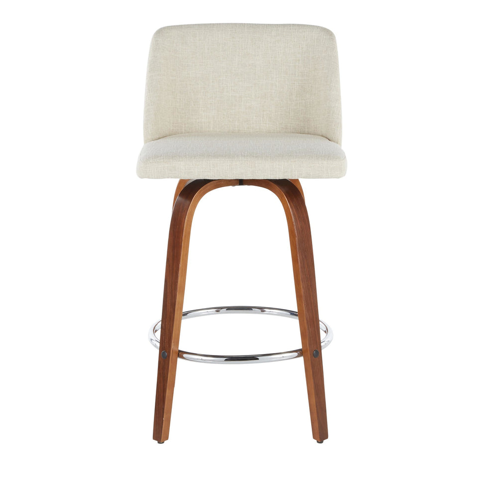 Toriano 26" Fixed-Height Counter Stool - Set of 2