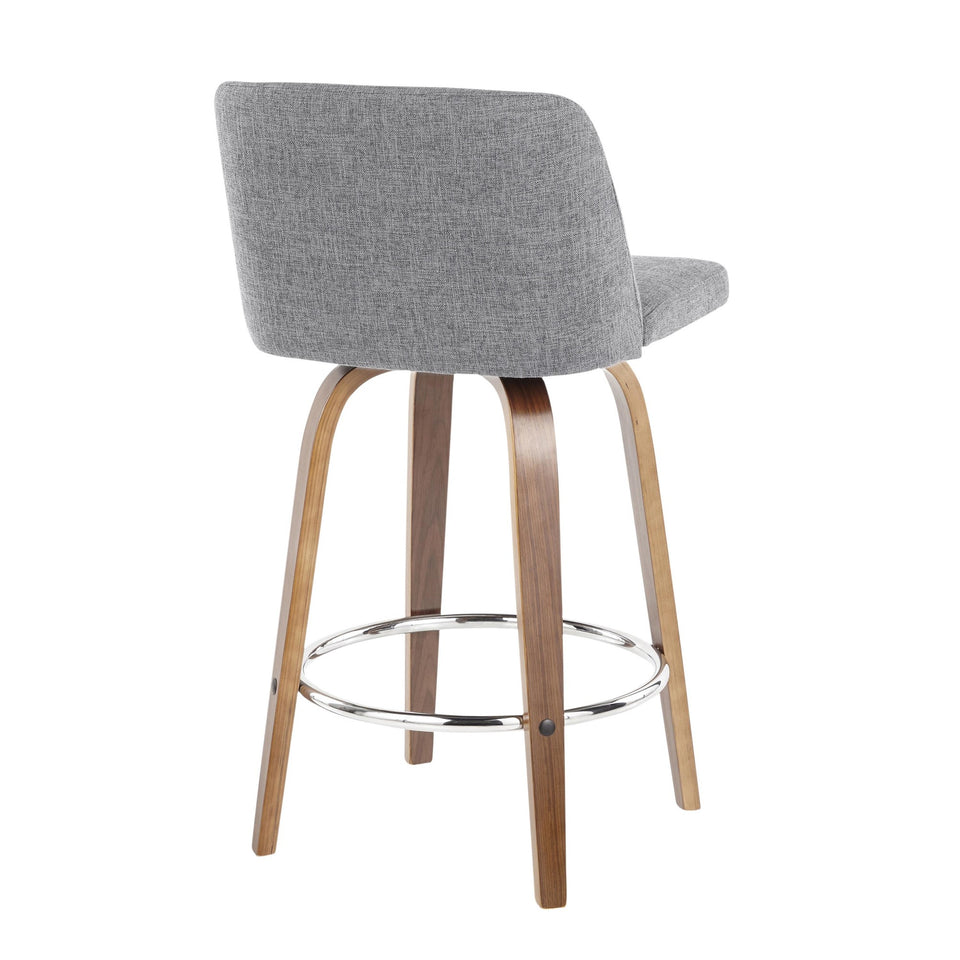Toriano 26" Fixed-Height Counter Stool - Set of 2