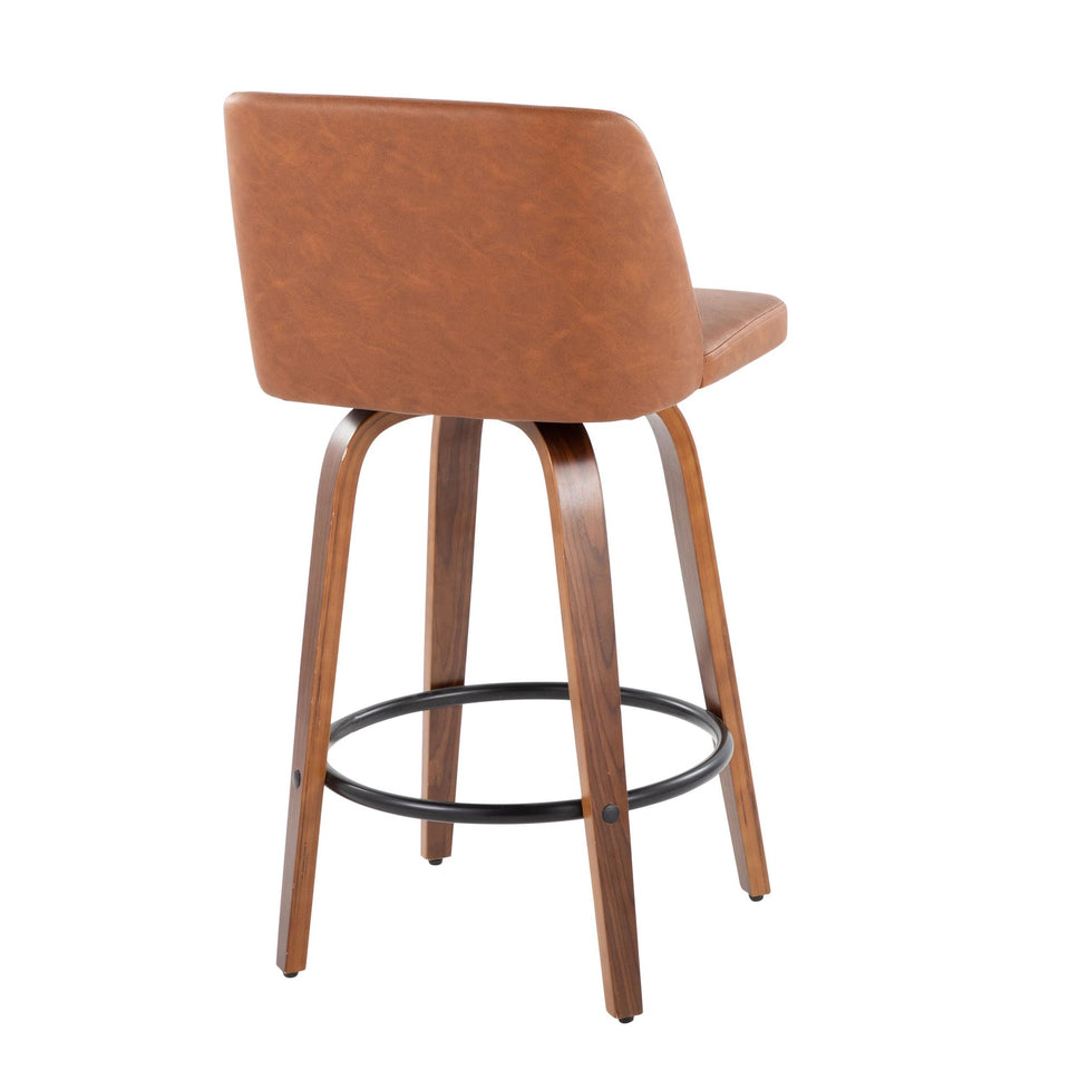 Toriano 26" Fixed-Height Counter Stool - Set of 2