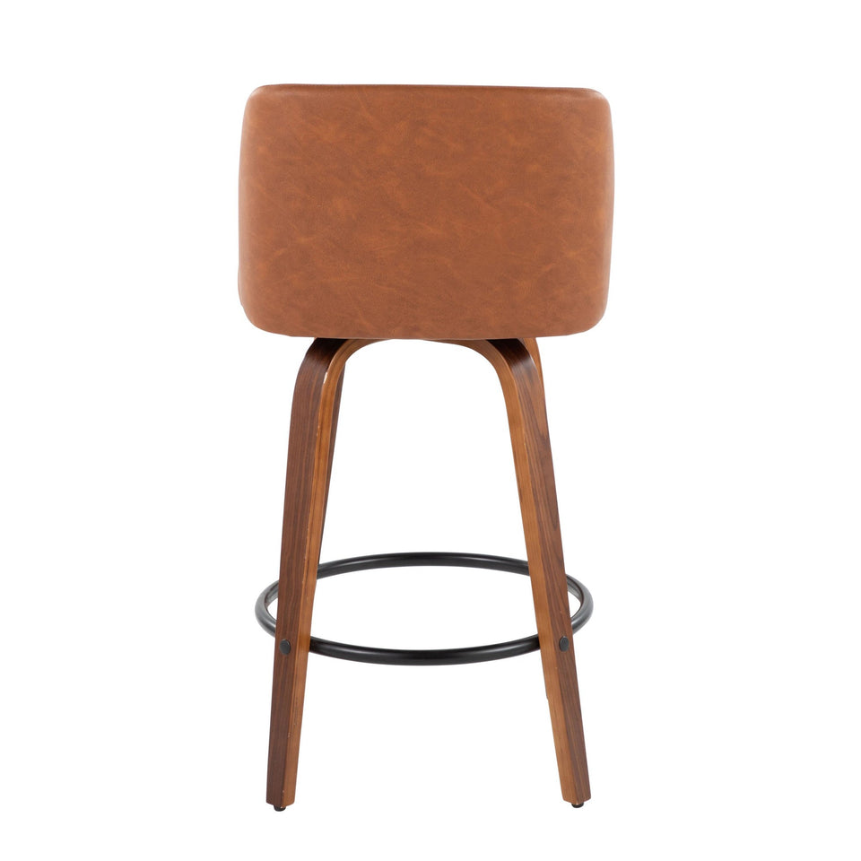 Toriano 26" Fixed-Height Counter Stool - Set of 2