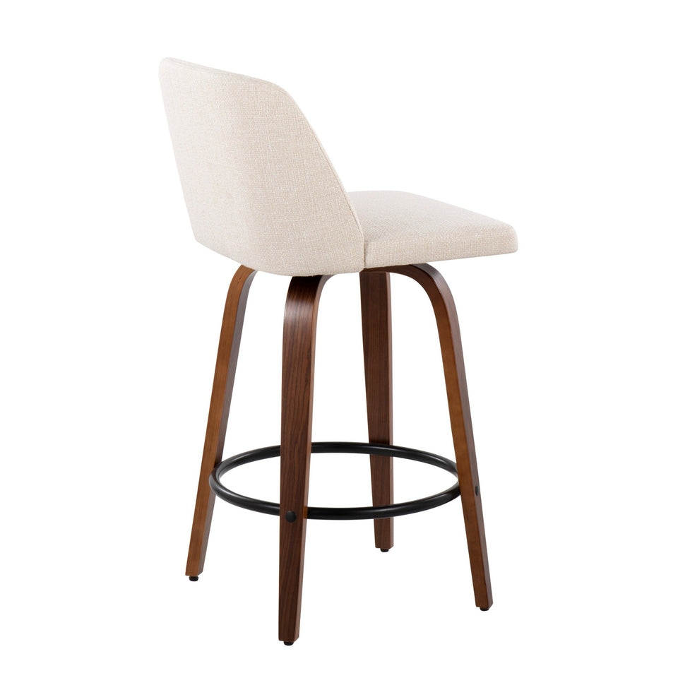 Toriano 26" Fixed-Height Counter Stool - Set of 2