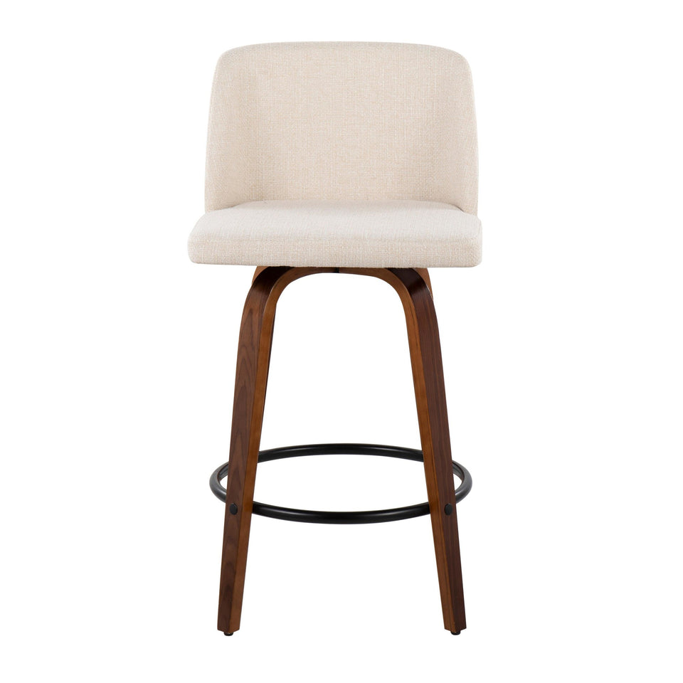 Toriano 26" Fixed-Height Counter Stool - Set of 2