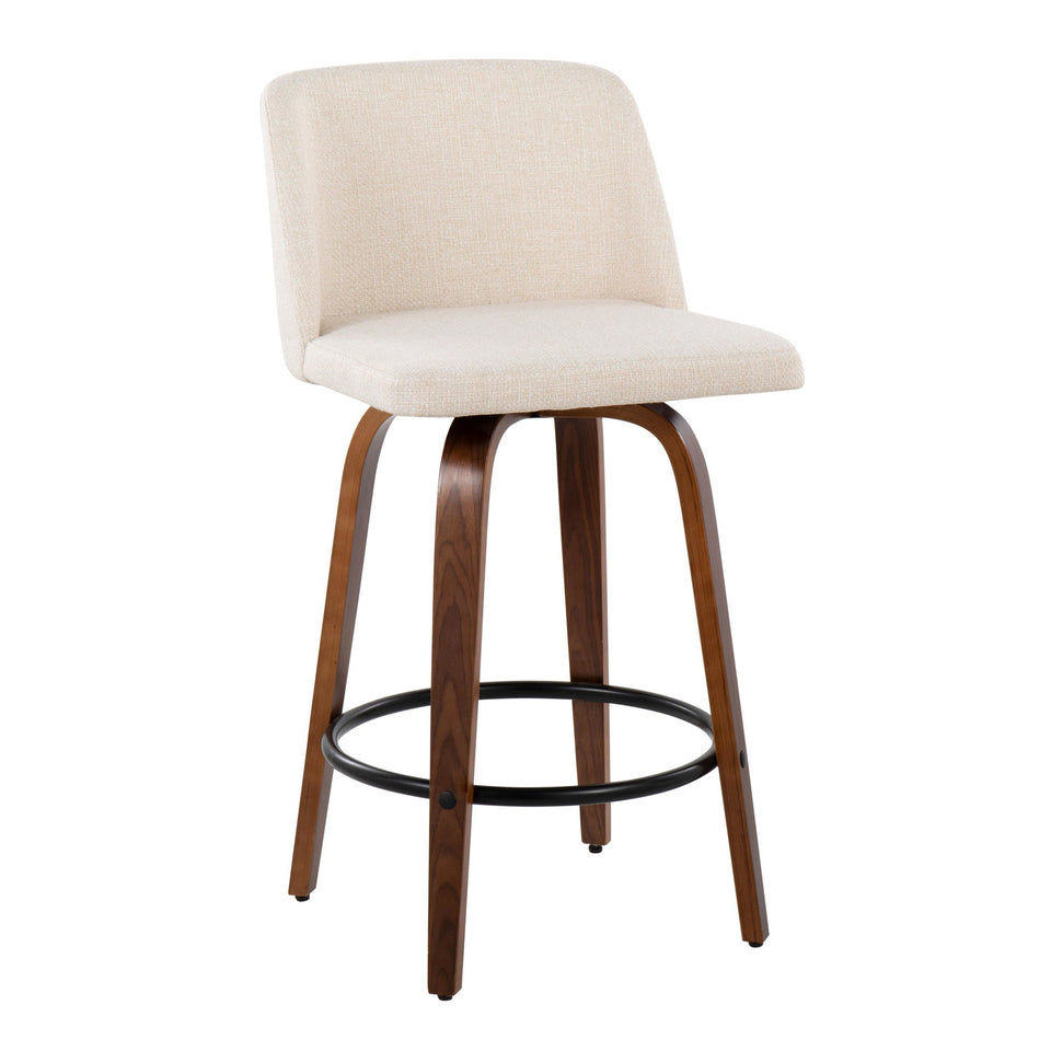 Toriano 26" Fixed-Height Counter Stool - Set of 2