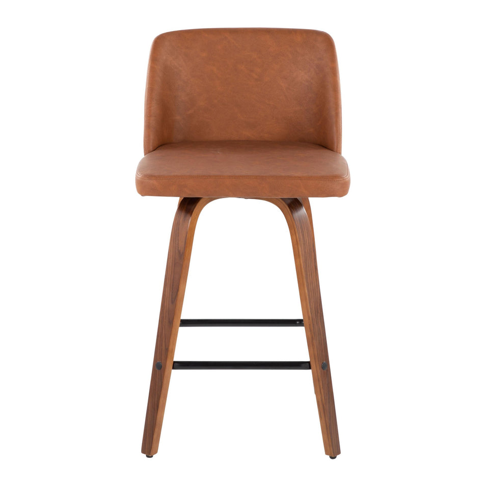 Toriano 26" Fixed-Height Counter Stool - Set of 2