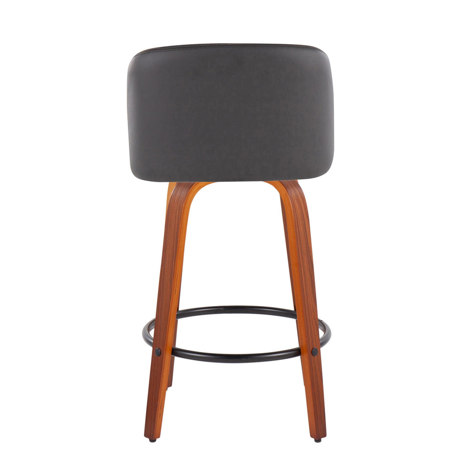 Toriano 26" Fixed-Height Counter Stool - Set of 2