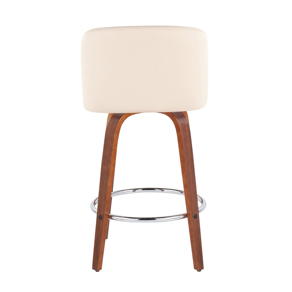 Toriano 26" Fixed-Height Counter Stool - Set of 2