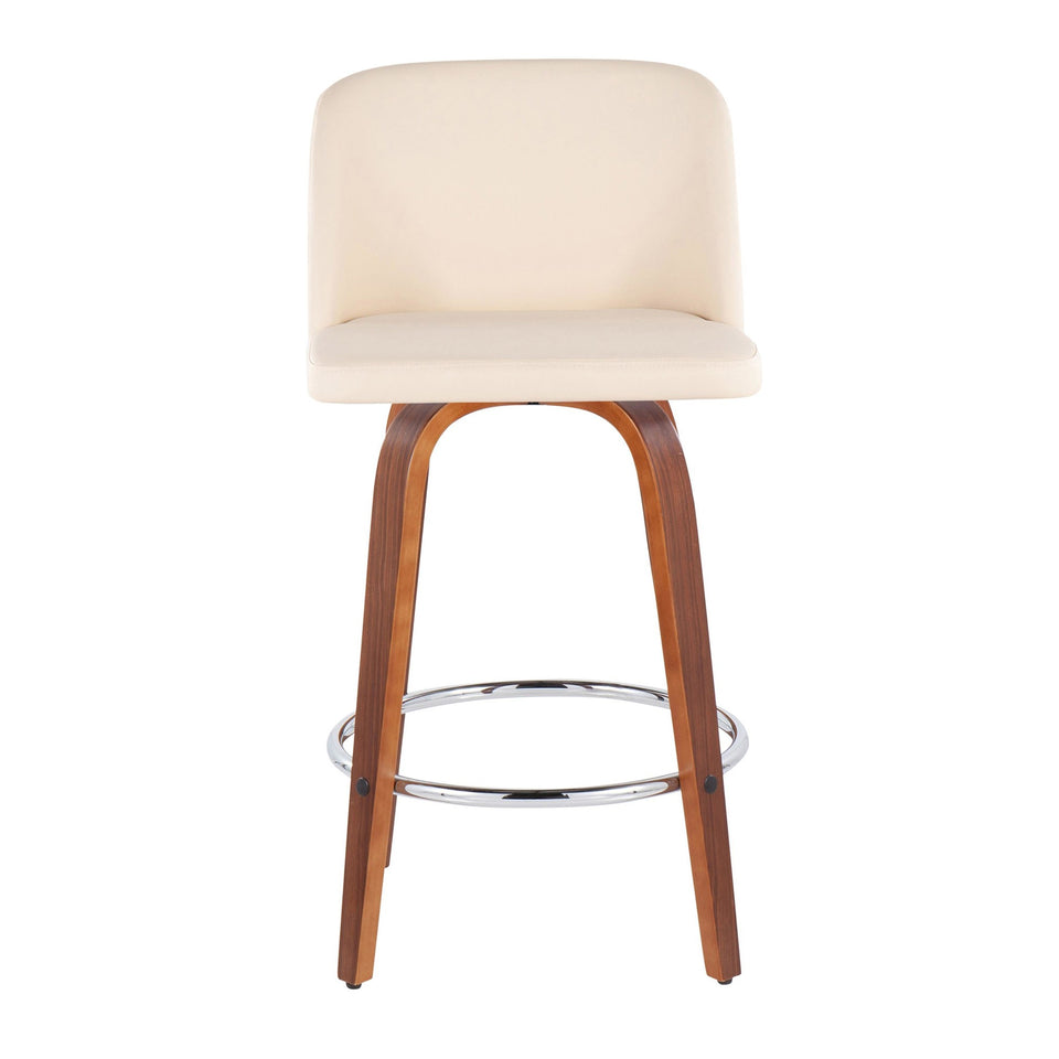 Toriano 26" Fixed-Height Counter Stool - Set of 2