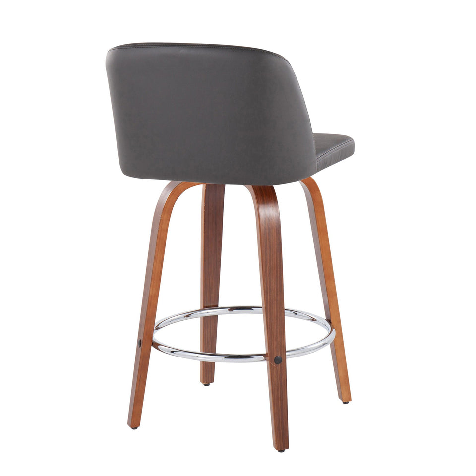 Toriano 26" Fixed-Height Counter Stool - Set of 2