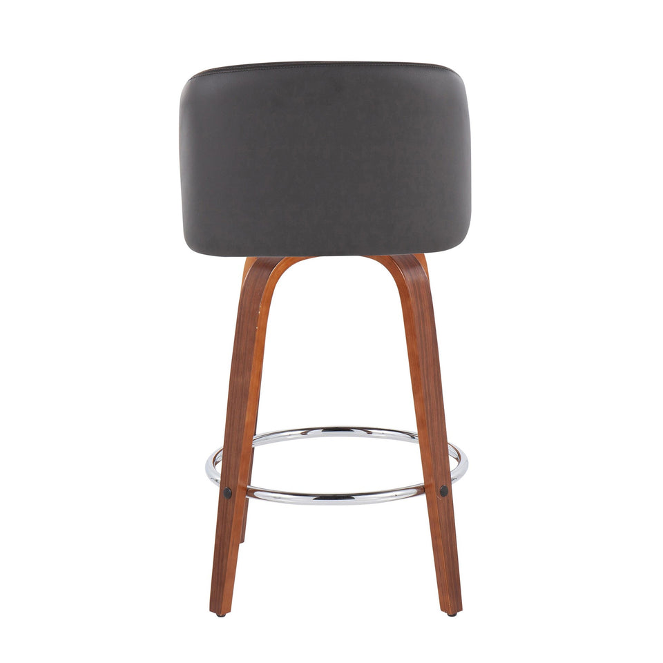 Toriano 26" Fixed-Height Counter Stool - Set of 2