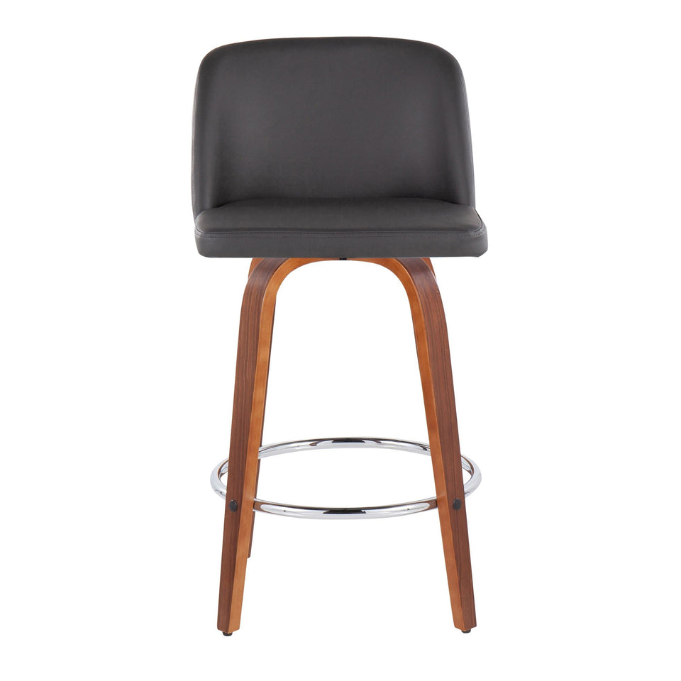 Toriano 26" Fixed-Height Counter Stool - Set of 2