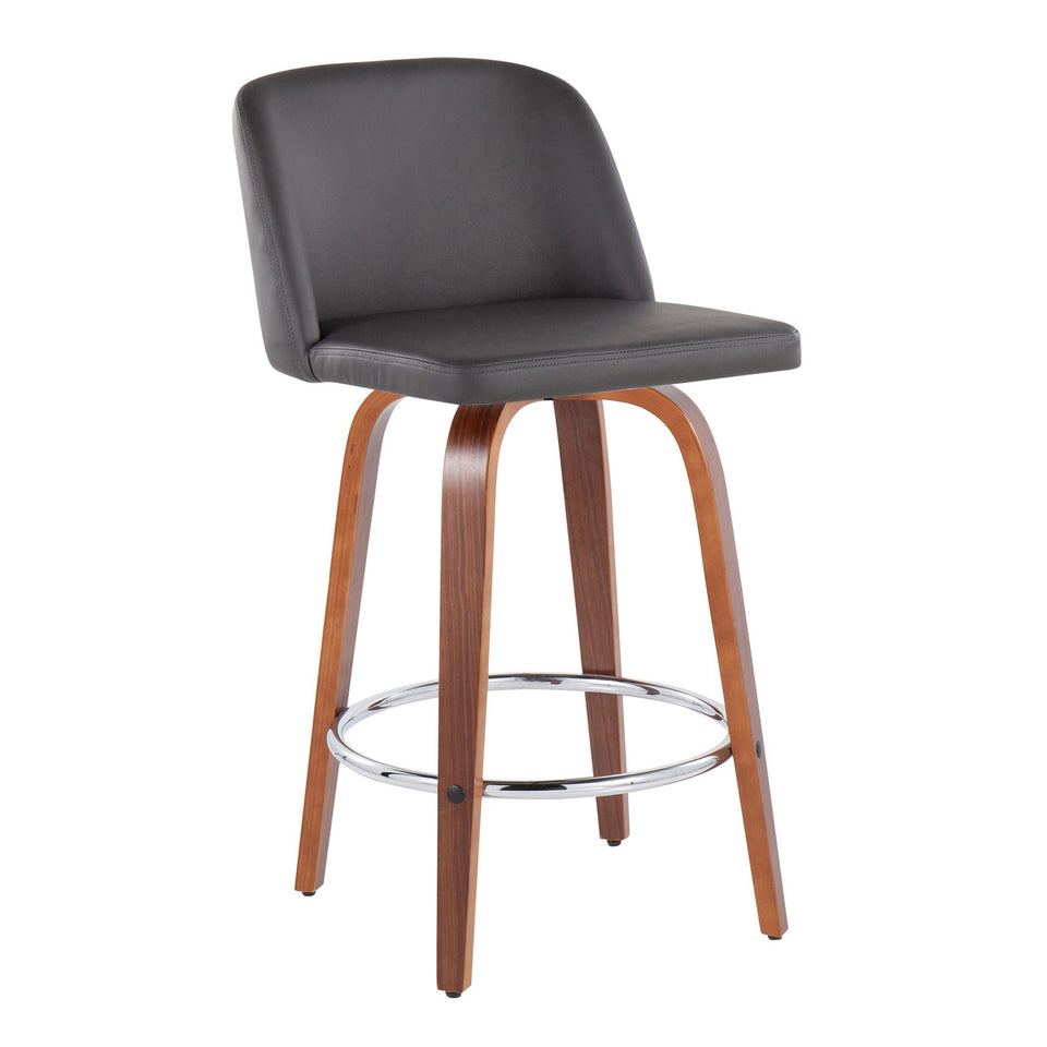 Toriano 26" Fixed-Height Counter Stool - Set of 2