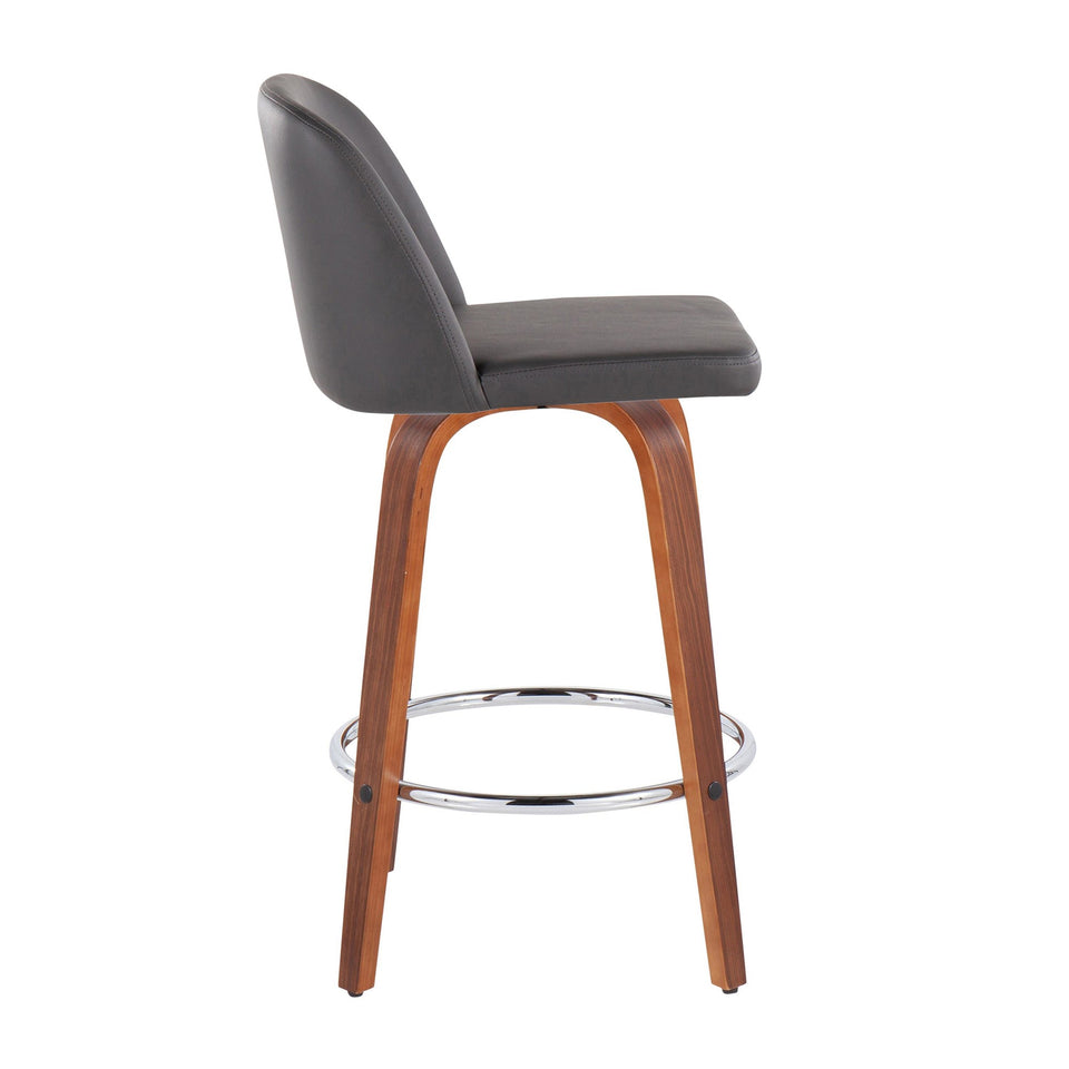 Toriano 26" Fixed-Height Counter Stool - Set of 2