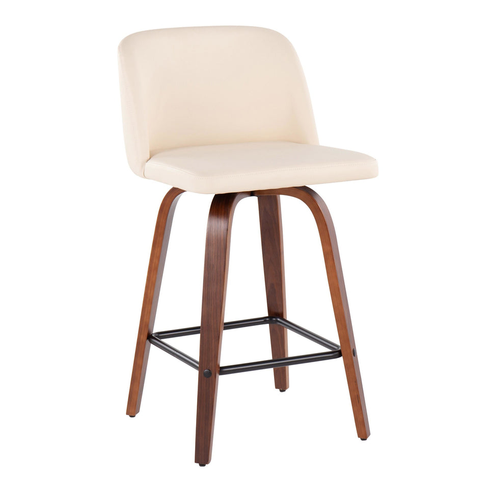 Toriano 26" Fixed-Height Counter Stool - Set of 2