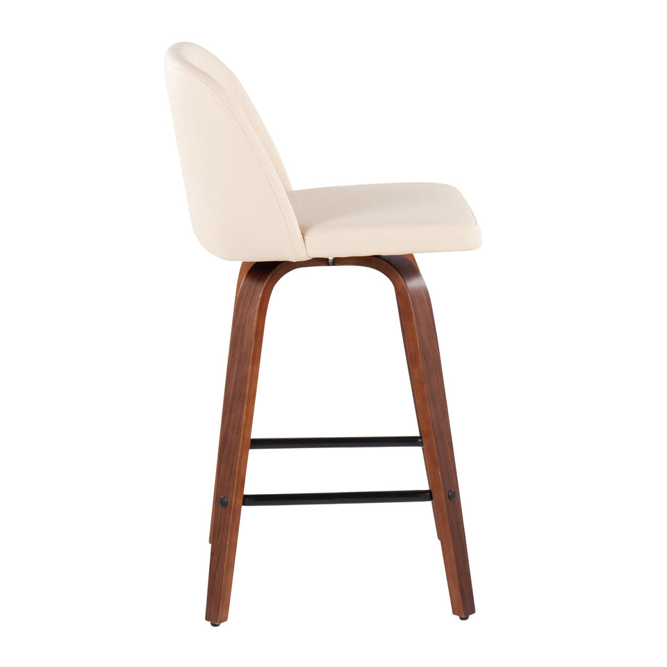 Toriano 26" Fixed-Height Counter Stool - Set of 2