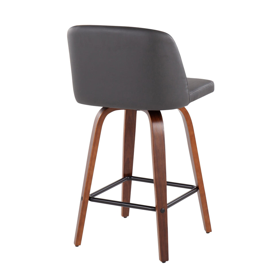 Toriano 26" Fixed-Height Counter Stool - Set of 2