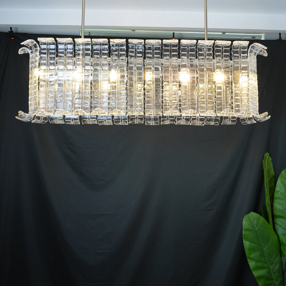 Transparent chandelier - lifestyle setting