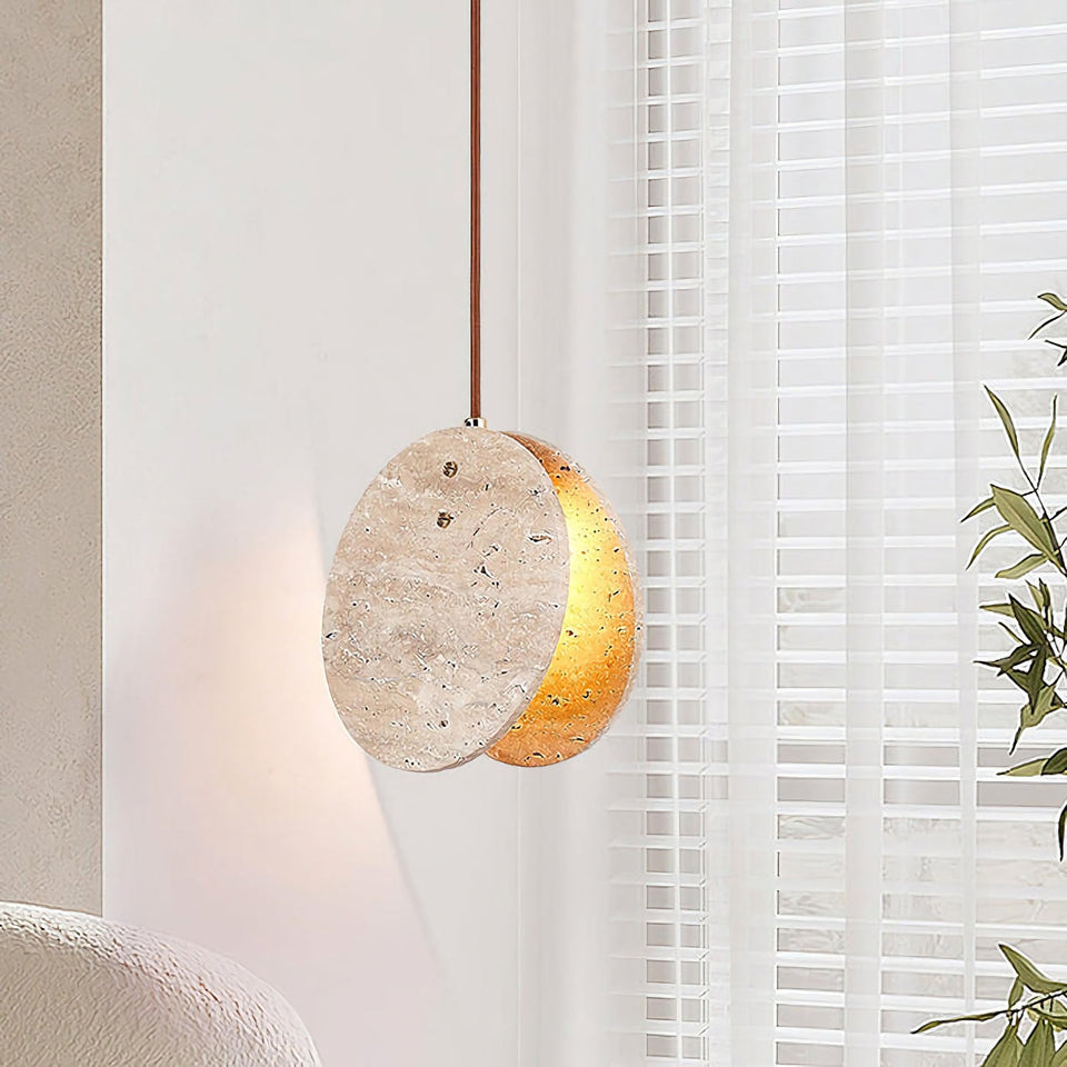 Beige pendant light - lifestyle setting